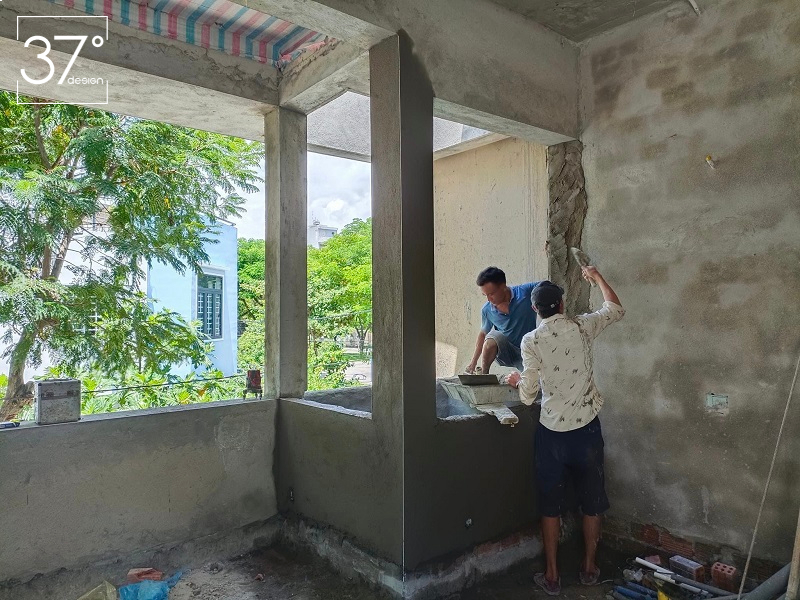thiết kế căn hộ chung cư 50m2 2 phòng ngủ