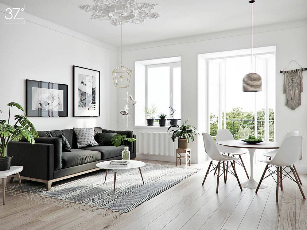 Thiết kế nội thất phong cách Scandinavian