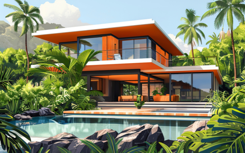 thiết kế biệt thự 500m2