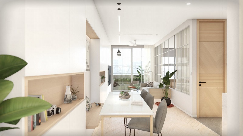 Thiết kế căn hộ mini 15m2 Thiết kế căn hộ mini 15m2