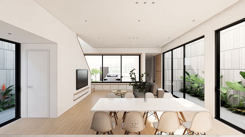 Thiết kế biệt thự 2 tầng