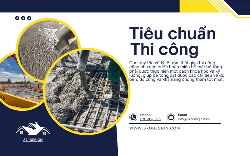 Quy trình thi công đổ bê tông và bảo dưỡng bê tông