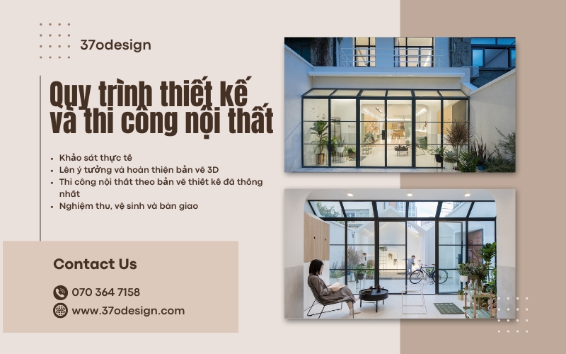 Quy trình thiết kế và thi công nội thất