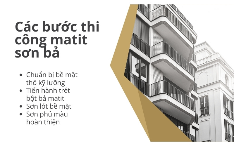 thi công matit sơn bả