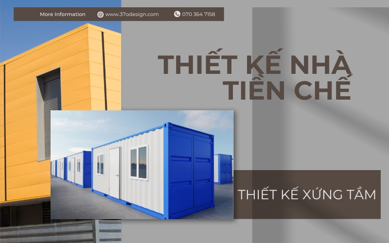 thiết kế thi công nhà tiền chế