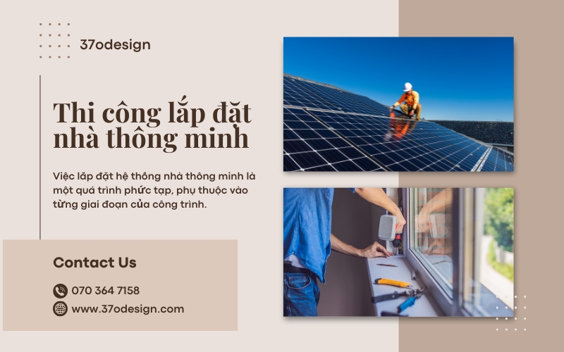 thiết kế và thi công lắp đặt nhà thông minh