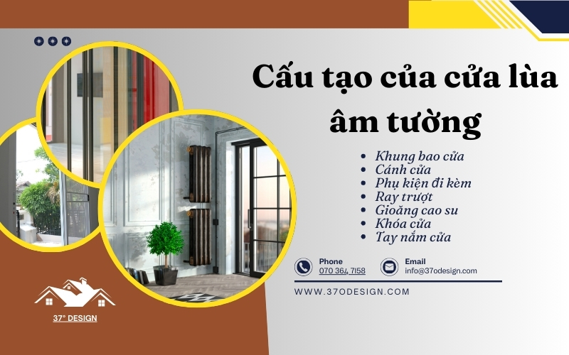 thi công cửa lừa âm tường