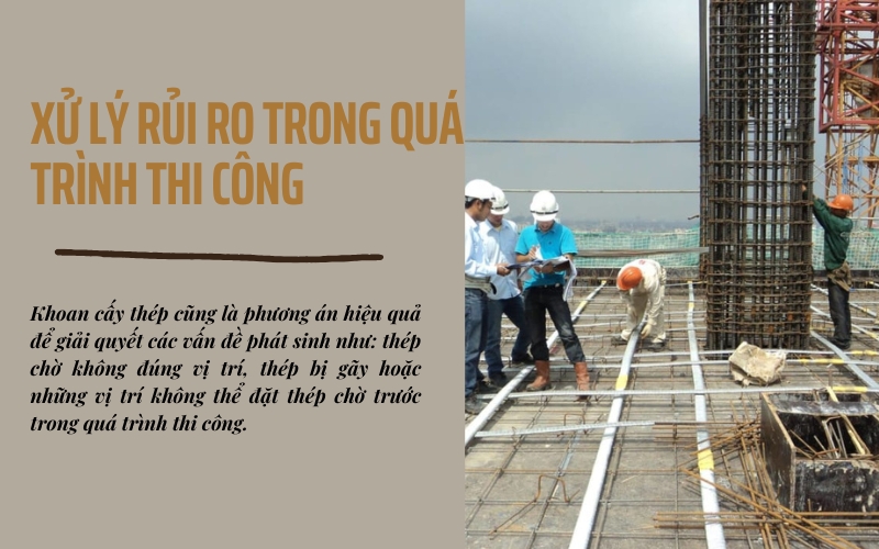 thi công khoan cấy sắt thép
