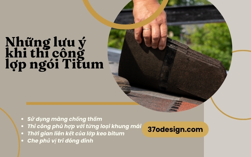 thi công lợp ngói Bitum