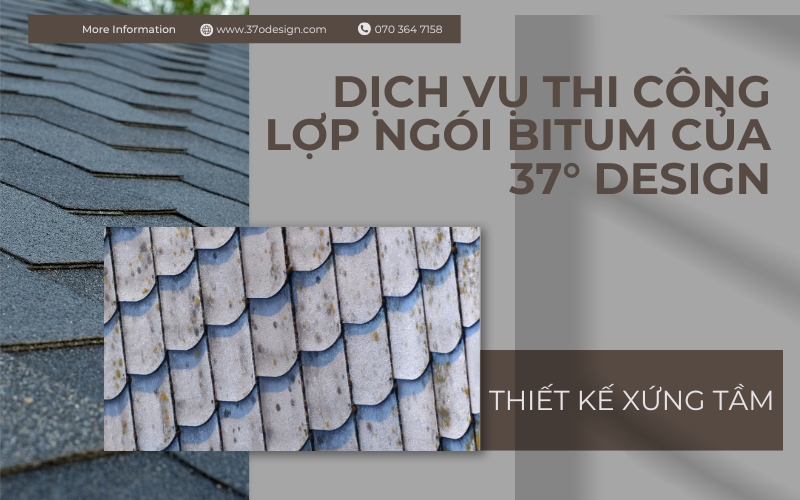 thi công lợp ngói Bitum