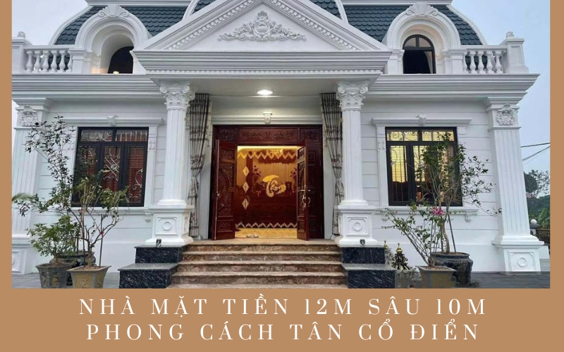 thiết kế nhà mặt tiền 12m sâu 10m thiết kế nhà mặt tiền 12m sâu 10m