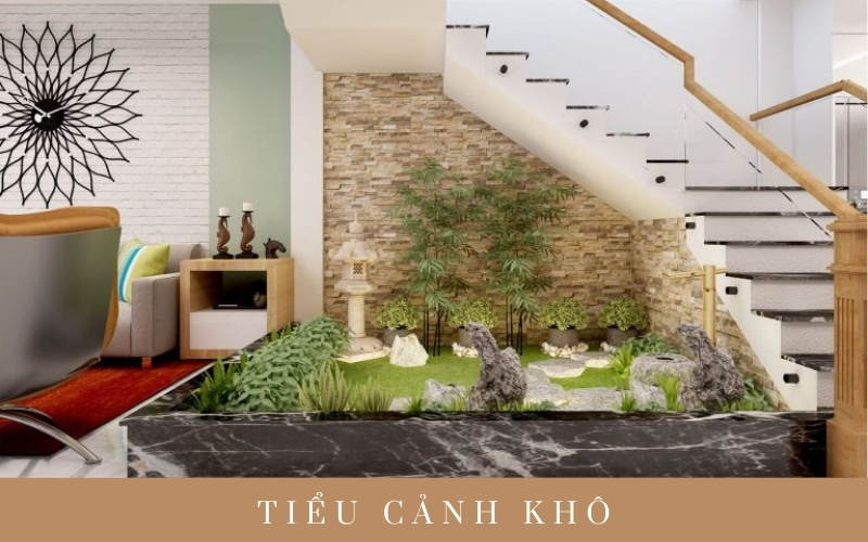 tiểu cảnh giếng trời nhà ống