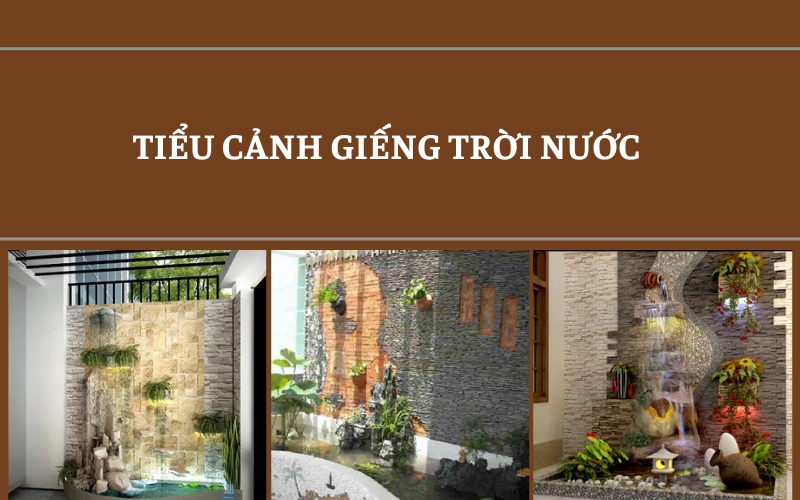 tiểu cảnh giếng trời nhà ống