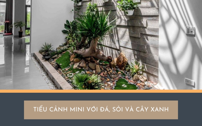 tiểu cảnh giếng trời nhà ống